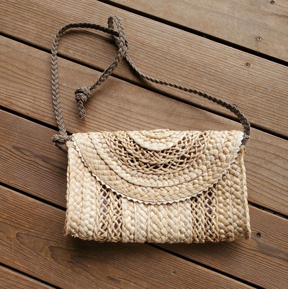 Straw Cross Body Bag
